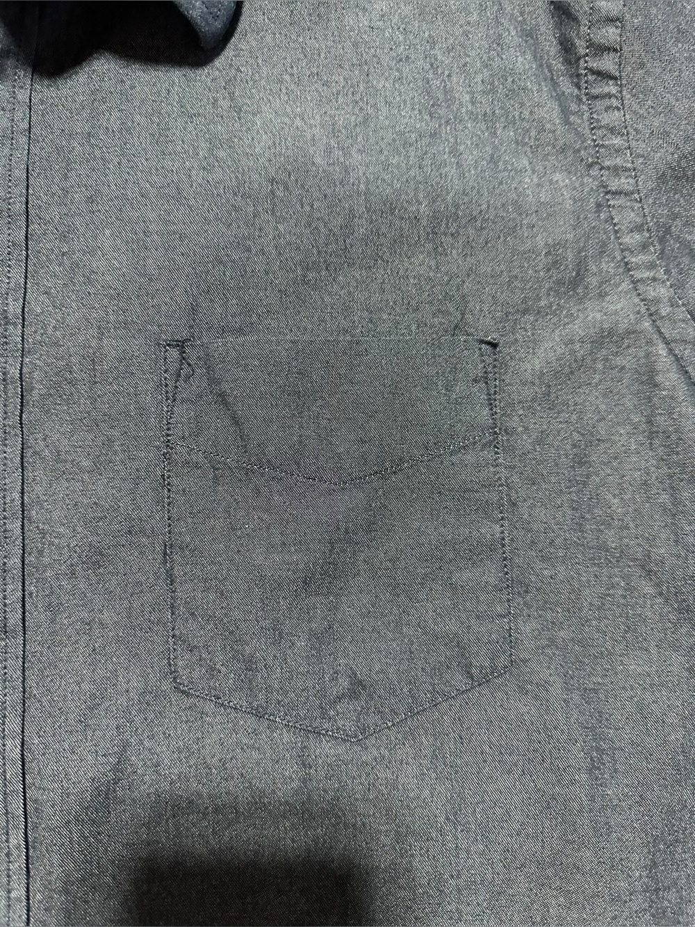 UNTUCKit Men's Charcoal Gray Long-Sleeve Button-Down Shirt Slim Fit L - Picture 6 of 11